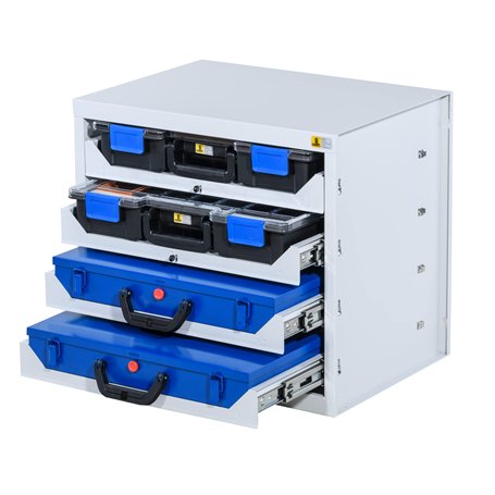 Allit 455805 Rack de stockage pour mallettes