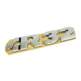 Volkswagen Original pour VW Golf 4 (1J) R32 Inscription emblème Tuning caractères Logo Chromé Volkswagen Original pour VW Golf 4 (1J) R32 Inscription emblème Tuning caractères Logo Chromé