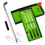 Crestgolf - Lot de Trois stylos à Bille en Forme de Club de Golf
