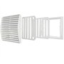 25x25cm Grille de Ventilation Réglable Grille d'aspiration Insufflation Aération
