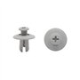 sourcing map 20Pcs Rivet Plastique Clip Fixation 8mm Gris lèche-vitre Voiture