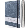 ZenART Carnet de Croquis en Cuir pour Artistes - 160 Pages de Papier Ivoire 120g Sans Acide - Carnet B5 17