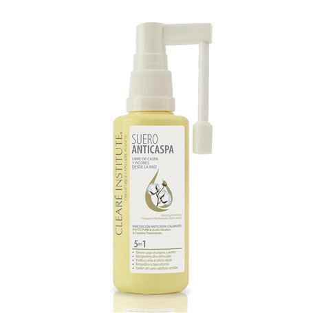 Clearé Institute Sérum Antipelliculaire Purifiant et Rafraîchissant – Effet Micro-peeling Naturel | Élimine les Pellicules et le