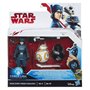 ROSE FIRST ORDER DISGUISE BB8 AND BB9 STAR WARS FORCE LINK ACTION FIGURE 3 PACK