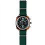 BRISTON Clubmaster Sport Acétate-Chronographe écaille de Tortue Cadran Vert Anglais soleillé