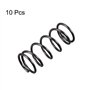 30mm Libre Longueur Ressort Acier Extension Ressort Noir 10Pcs