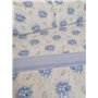 Pago Poco Parure de lit double en flanelle fantaisie Flori drap plat 240 x 280 cm. Drap housse 180 x 200 + 25 cm. Taies d'oreill