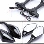 TABEN Rétroviseurs LED Clignotants intégrés pour Moto, vélo de Course ou de Sport (E-Mark)