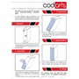 codiarts. Etiquettes à design pour 9 classeurs A4 à dos large - Motif : livres anciens reliés en cuir/livres anciens - Vintage -