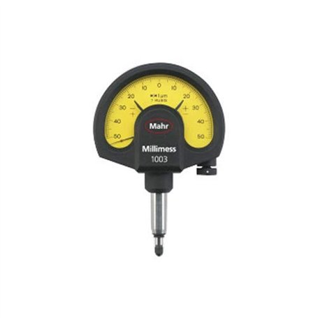 Mahr 4334005 Millimess 1003 T Comparateur à cadran mécanique Jaune