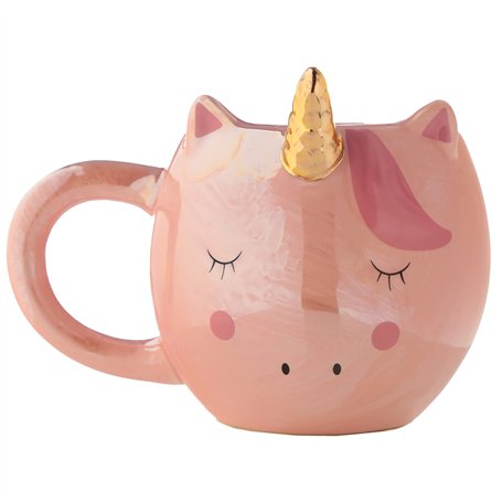 Puckator Mug en Céramique New Enchanted Rainbows - Forme de Licorne
