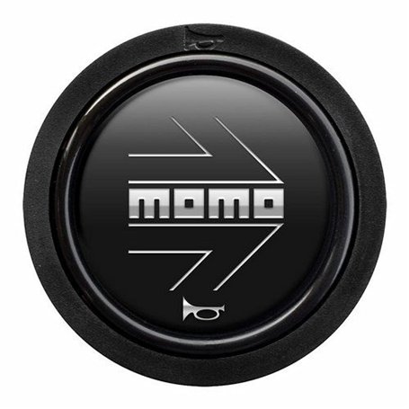 momo Pfeiltaste Logo.Matt Blk. Chr.2C-F