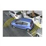Kit 4 capteurs de stationnement blancs Cicalino sonore Affichage LED pour voiture/caravane