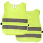 Lot de 2 gilets réfléchissants pour enfants Jaune 43