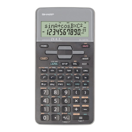 Sharp EL531THBGY Calculatrice Scientifique