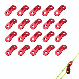 Sourcemall 20 pcs en Alliage d'aluminium Cordon de haubans