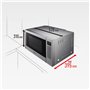 Panasonic NN-CT57 Comptoir Micro-onde combiné 27 L 1000 W Argent