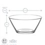 LAV Vega Petit Verre Snack/Bol - 215ml - Lot de 6