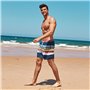 MaaMgic Homme Short de Bains Maillot de Bain avec Filet Style Tropical Voyage Pants Court de Sport Séchage Vite Bien pour Vacanc