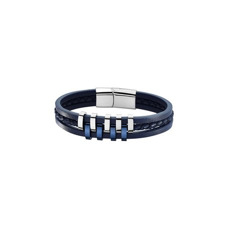 LOTUS Style Bracelet Homme Cuir & Acier LS1838-2/2