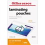 Office Depot Pochettes de plastification brillant 250 microns Format badge