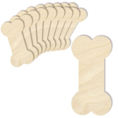 Creative Deco 10 x Formes Os de Chien | 15x7