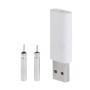 FOKH 1 Lot de Batterie électrique Rechargeable par USB CR425 avec Flotteur de pêche.