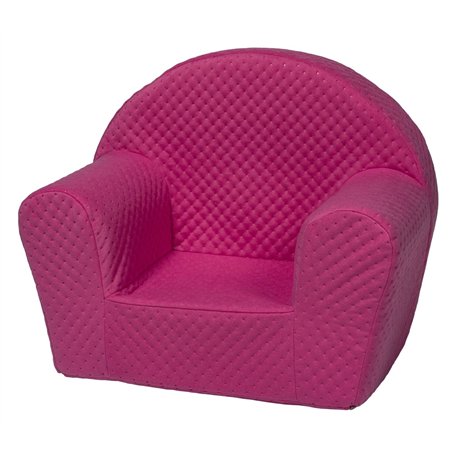 Velinda Fauteuil piqué pour Enfant (Couleur: Rose)