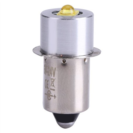 3W 6-24V P13.5S Lampe de poche LED haute luminosité Ampoule de rechange Lampe de travail d'urgence Torches Ampoule