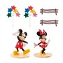 Dekora - Topper Cake pour Gâteau d'anniversaire Enfant de Mickey et Minnie en PVC 350057 Taille Unique Multicolore