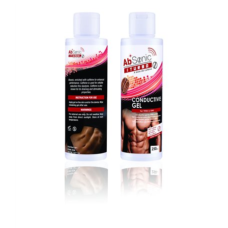 Absonic Turbo à la caféine - Gel conducteur pour Ceinture Abdominale