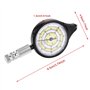 DEWIN Curvimetre, Outil de Carte Mini Mesureur de Carte Extérieur Calculateur de Distance Outil de Cartographie Roue en Métal