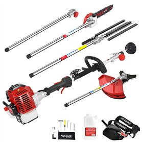 AOSOME Débroussailleuse Multifonction Thermique 4 en 1