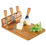 Kesper | Planche à découper à fromage avec couverts