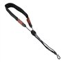 Sangle De Cou De Saxophone Sangle De Cou Noir Réglable en Cuir PU Souple Réglable Universellement avec des Pièces De Musique en