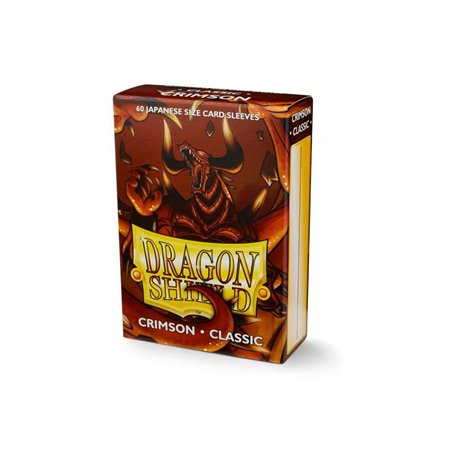 Dragon Shield AT-10621 Classic Japanese Size Sleeves 60pk-Crimson