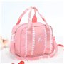 liuxi Sac de danse pour fille - Sac de danse avec fermeture éclair et sangle réglable - Rose uni