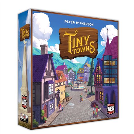 Alderac Entertainment - Tiny Towns - Board Game - Base Game - for 1-6 Players - from Ages 14+ - English