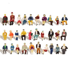 Evemodel P8711 Lot de 60 figurines différentes assises Piste H0 1:87 Evemodel P8711 Lot de 60 figurines différentes assises Piste H0 1:87