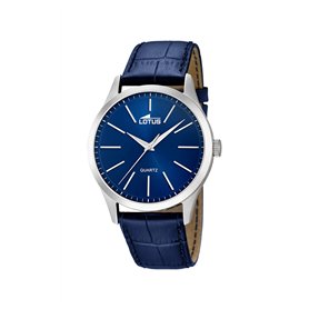 LOTUS Montre pour Homme 15961/A Minimalist Boîtier en Acier Inoxydable Gris Bracelet en Cuir Noir LOTUS Montre pour Homme 15961/A Minimalist Boîtier en Acier Inoxydable Gris Bracelet en Cuir Noir