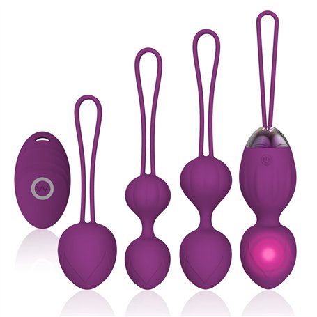 2 en 1 Poids et massages d’exercice Kegel Balls Ben Wa Balls - Médecin recommandé pour le contrôle de la vessie et les exercices