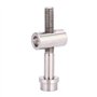 Vis de Tige de Selle de Bicyclette M5x30 / 35 / 40mm Titane Alliage Tige de Selle de vélo Boulon Fixe vis à tête Ronde(M5x30-tit