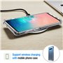 ProCase Galaxy S10 Étui, Housse de Coussin de Pare-Chocs TPU Clear Crystal Slim Clear avec Coins Renforcés, Coque Transparente R