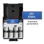 Heschen CJX2-1210 Bobine de contact 3 pôles 24V 50/60Hz normalement ouvert Ie 12A Ue 380V
