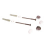 2 Fixations Cuvette WC/Bidet 6x70 Chevilles + Cabochons