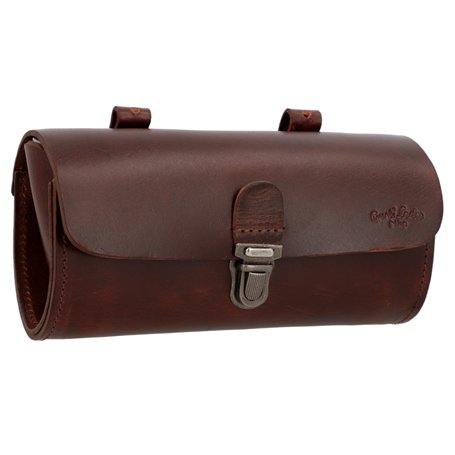Gusti Sac pour vélo - Raymond P. Sac pour Selle Vintage pour Brooks Selles Système Anti-vol Marron