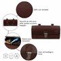 Gusti Sac pour vélo - Raymond P. Sac pour Selle Vintage pour Brooks Selles Système Anti-vol Marron