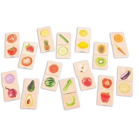 TickiT 73404 Fruit & Vegetable Match Memory Set