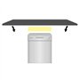 SPARES2GO Bande anti-condensation universelle absorbant l'humidité pour lave-vaisselle (60 cm)