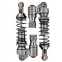 Dilwe 2pcs Amortisseur en métal pour SCX10 Axial D90 -4 1/10 RC Crawler Voiture